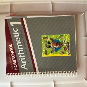 ABeka HomeSchool Grade 1 Arithmetic Curriculum Lesson Plans Math Book 2014